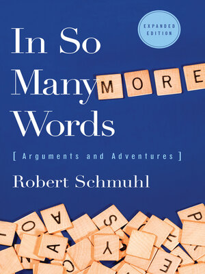 cover image of In So Many More Words